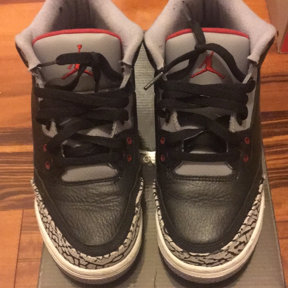 Air Jordan 3 Retro GS BLACK CEMENT